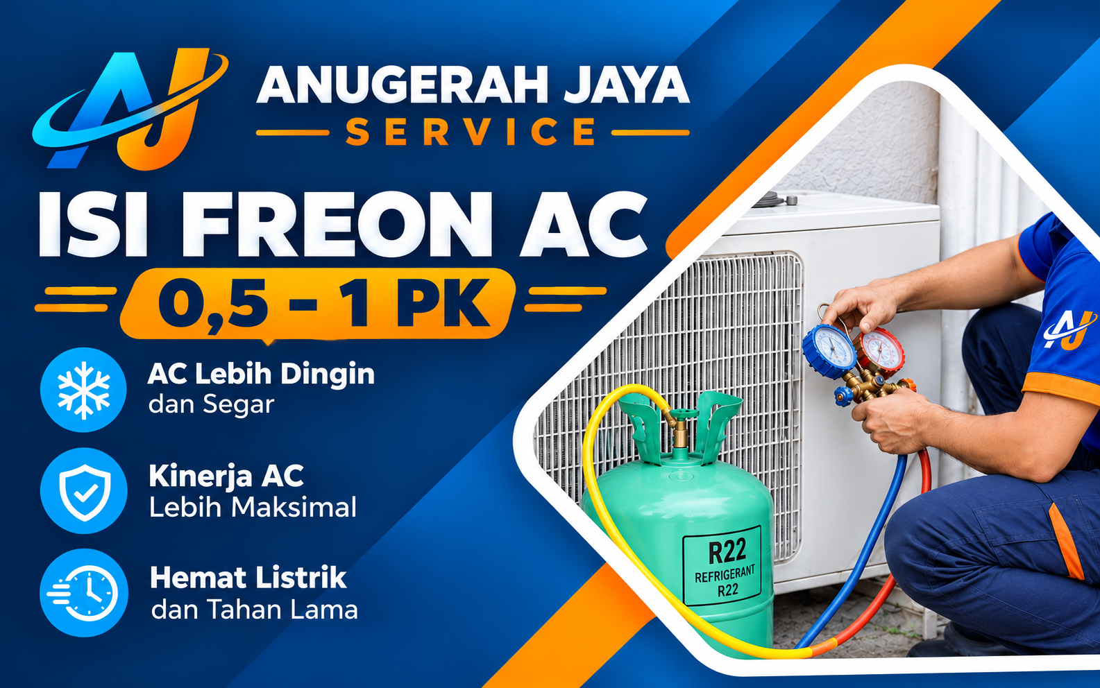 Isi freon 0,5-1 PK