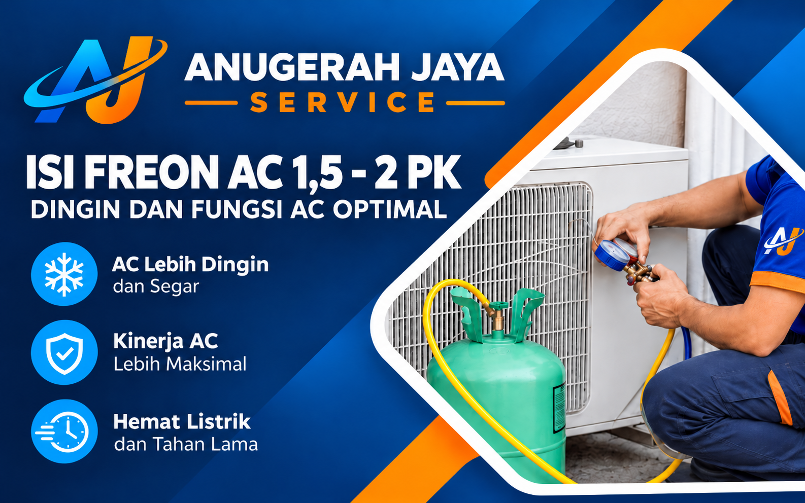 Isi freon 1,5-2 PK